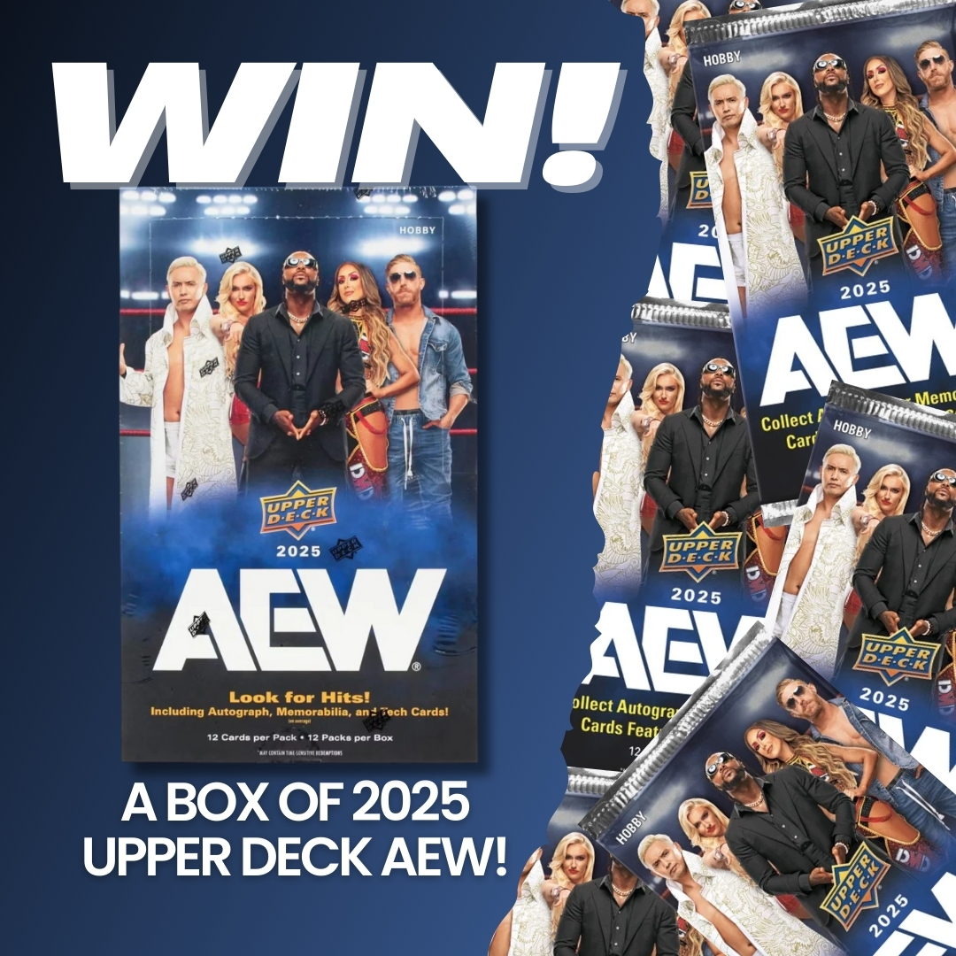 Cherry Collectables (@cherrycollect) on Twitter photo 💥 GIVEAWAY TIME! 💥
Wanna win a box of the brand new 2025 AEW cards from <a href="/UpperDeckSports/">Upper Deck</a> ? 🥊🔥
Here’s how to enter:
1️⃣ Comment your favourite AEW wrestler
2️⃣ Repost to your timeline!
That’s it! You're in the draw to win a hobby box packed with hits! 🙌
📅 Winner drawn at 💥 GIVEAWAY TIME! 💥
Wanna win a box of the brand new 2025 AEW cards from <a href="/UpperDeckSports/">Upper Deck</a> ? 🥊🔥
Here’s how to enter:
1️⃣ Comment your favourite AEW wrestler
2️⃣ Repost to your timeline!
That’s it! You're in the draw to win a hobby box packed with hits! 🙌
📅 Winner drawn at
