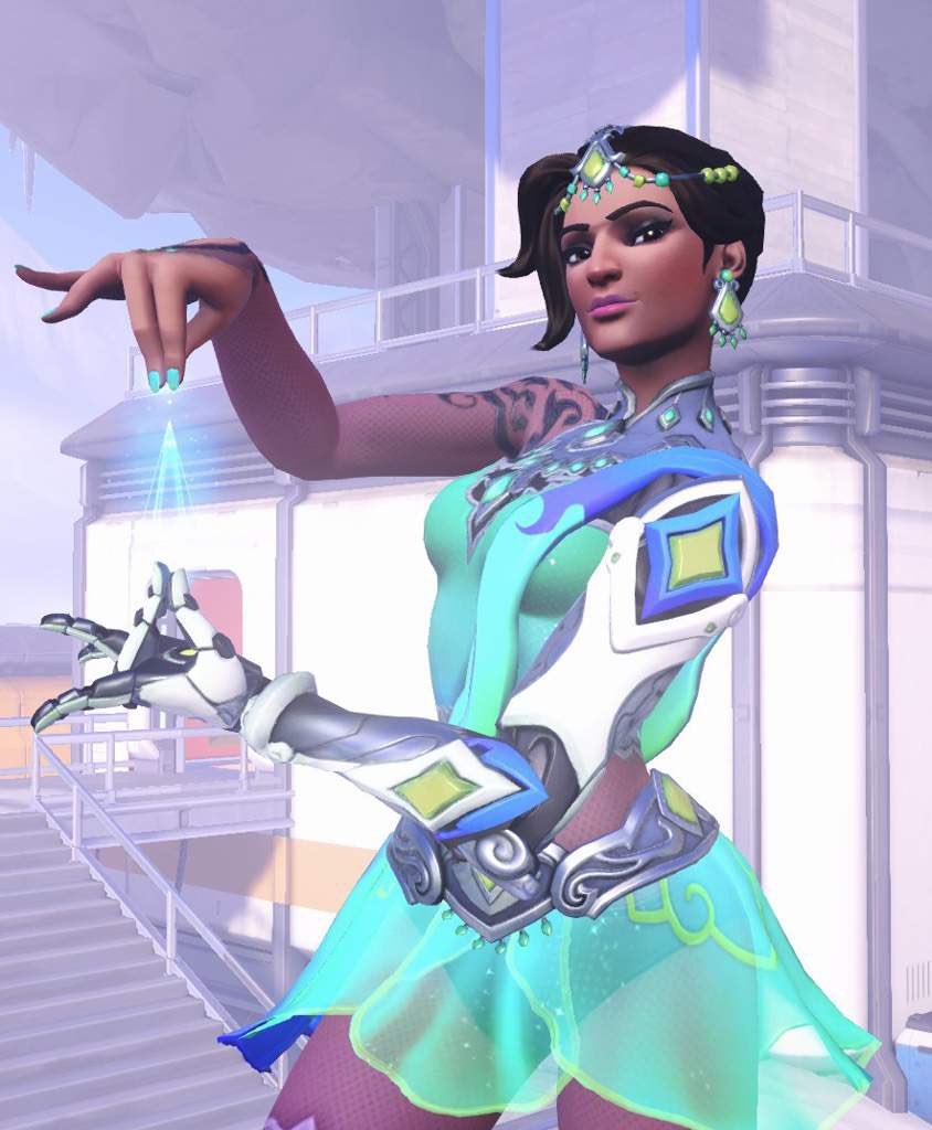 HOT TAKE: symmetra deserved a magical girl skin over widowmaker 😬