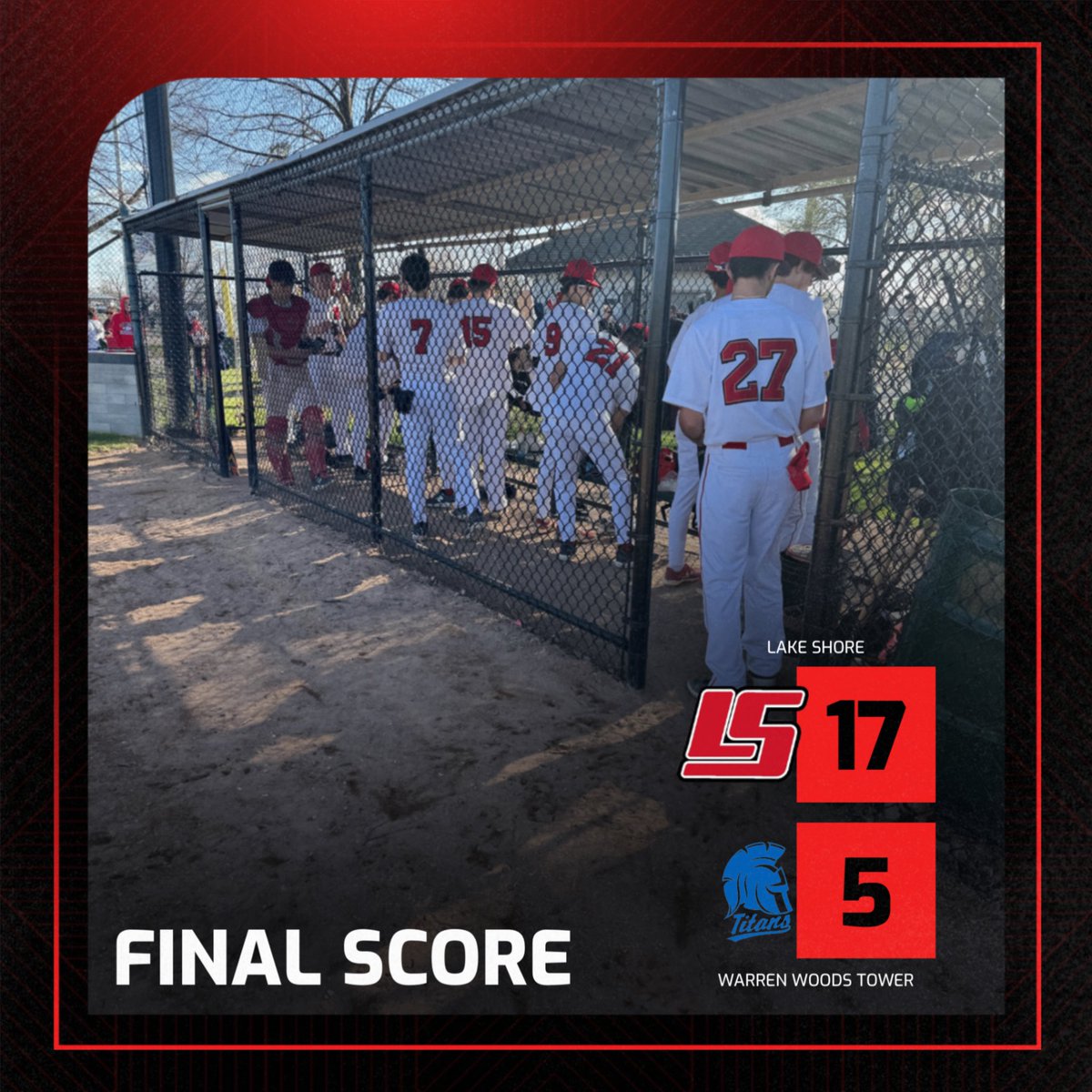 Lake Shore Baseball (@shorianbaseball) on Twitter photo FINAL SCORE!!!
Another league win and gaining some momentum heading towards the end of the week. Great team win!
<a href="/_aidanbennett_/">Aidan Bennett</a> | 6.0IP | 4H | 2ER | 10K’s
<a href="/Cam_Whitcher/">Cameron</a> | 1 - 3 | 3RBI’s
<a href="/VanceSeamans/">Vance Seamans</a> | 2 - 2 | 2B | 3B
Gavin Snarski | 2 - 5 | RBI
#GoShorians FINAL SCORE!!!
Another league win and gaining some momentum heading towards the end of the week. Great team win!
<a href="/_aidanbennett_/">Aidan Bennett</a> | 6.0IP | 4H | 2ER | 10K’s
<a href="/Cam_Whitcher/">Cameron</a> | 1 - 3 | 3RBI’s
<a href="/VanceSeamans/">Vance Seamans</a> | 2 - 2 | 2B | 3B
Gavin Snarski | 2 - 5 | RBI
#GoShorians