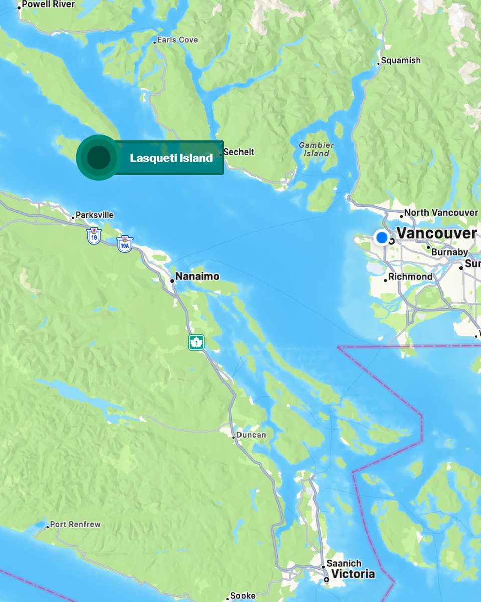 🚨 GULF ISLANDS MILESTONE! The largest terrestrial conservation area in the Gulf Islands now exists on Lasqueti Island. Two new properties are being added to two recent conservation areas and a provincial park to form 568 acres of contiguous protected land in one of BC’s most