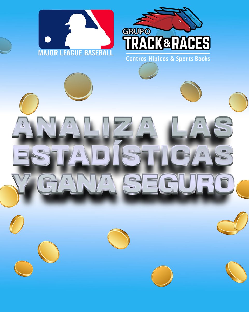 Únete a la comunidad de ganadores! 🙌🏻✅
¿Listos para ganar con la MLB y el Grupo Track and Races? 💥
Vive la emoción del béisbol en un ambiente increíble y comparte la pasión por el deporte. 
#ComunidadMLB 
#ApuestaYComparte #grupotrackAndRaces
#Sportbookenccs
#Centrohipicoenccs