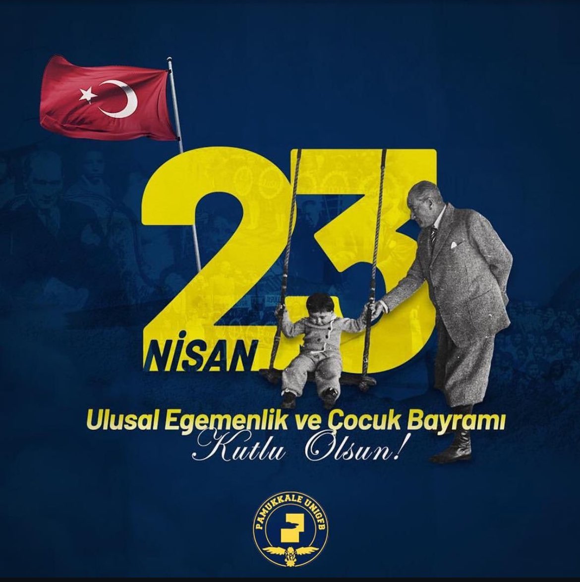 23 Nisan Ulusal Egemenlik ve Çocuk bayramımız kutlu olsun.