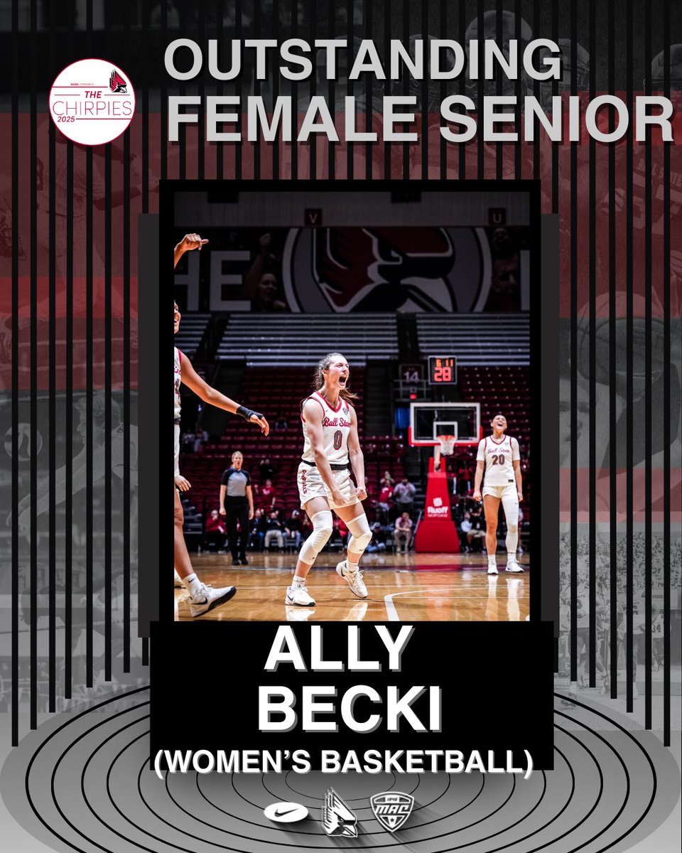 BallStateSAAC's tweet image. Outstanding Female Senior Winner⭐️