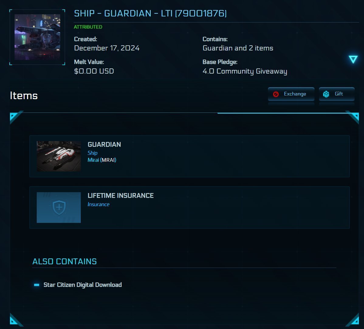 🚨Star Citizen Ship Giveaway in 2 Days!🚨 
GUARDIAN - LTI
(Courtesy of CIG to go to my community!) #gaming   

To Enter: 
- Follow <a href="/DaPoets42/">DaPoets</a> 
- Comment 
- Retweet &amp; Like this post! 📷 😎

Winner to be picked on the 24th! 
More chances on my other socials too! 😎