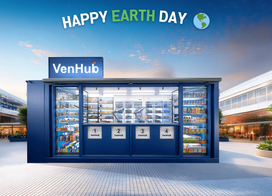 Happy Earth Day from VenHub 🌎 💚

We’re proud to lead with sustainability—our modular smart stores are designed to reduce waste, save energy, and operate with efficiency at their core.
The future of retail is green, and we’re just getting started.

#EarthDay #VenHub