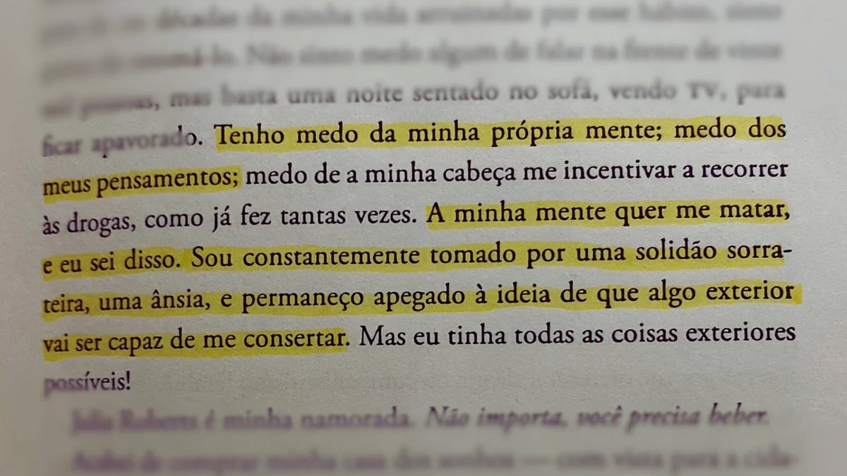 Tenho medo da minha própria mente…