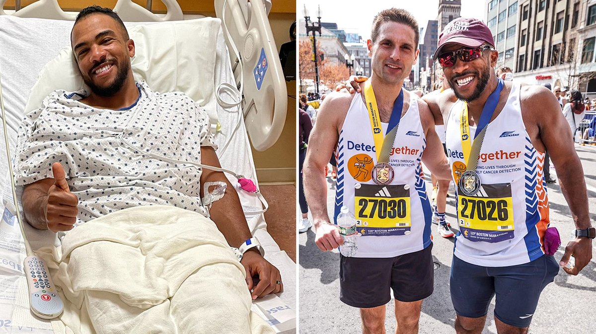 John found out he had colorectal cancer at 35. Nearly two years later, he remains cancer-free and has just completed the Boston Marathon with Dr. David Rosen, who's been by John's side since the start of his cancer journey. 

John's story: cle.clinic/43uPwhp