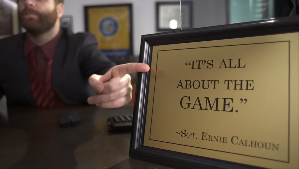 GaffsNotLaffs's tweet image. .@HarleyPlays would you happen to know who has the “it’s all about the game” plaque from Video Game High School today, if it still exists at all?