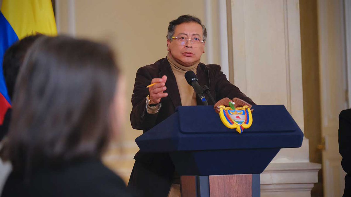 #Noticias | "Como jefe de Estado, iré a la ONU a denunciar el incumplimiento de la paz con las Farc de 2016": Presidente <a href="/petrogustavo/">Gustavo Petro</a>.

➡️presidencia.gov.co/prensa/Paginas…