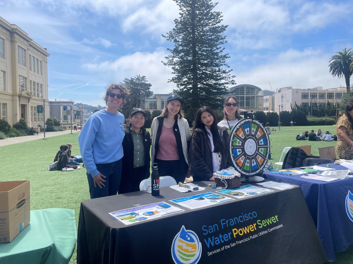 MySFPUC's tweet image. 🌎Happy Earth Day! To celebrate, members from the SFPUC spent the day educating our communities the importance of providing efficient and reliable water, power, and sewer services. #EarthDay