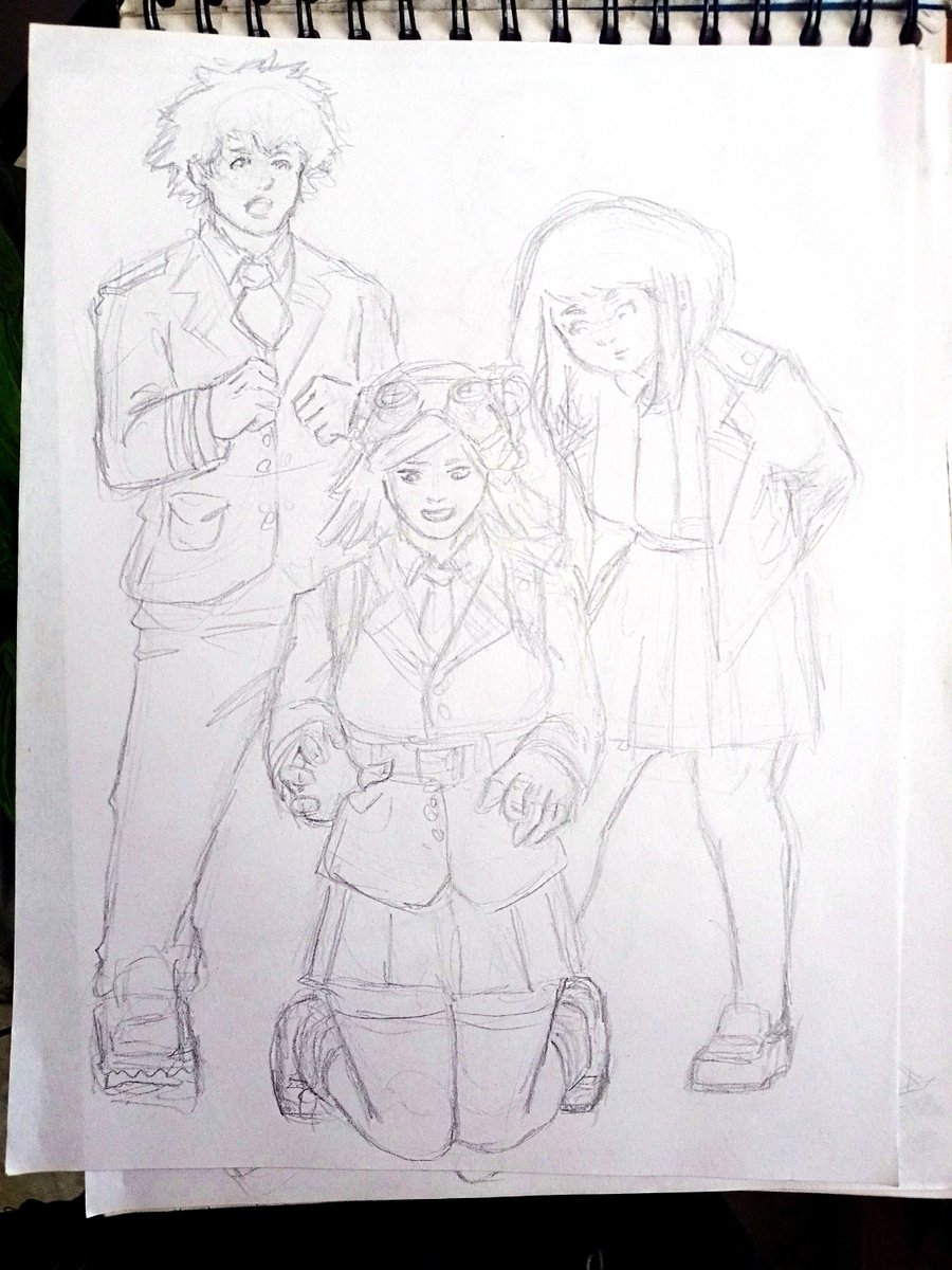 william14019744's tweet photo. Deku, Uraraka y Mei, lápices proceso.
#art #fanart #anime #manga #pencil #ink #inking #lineart #animegirls #animefanart #bokunoheroacademia #myheroacademia #bokunoherogirls #uraraka #ochacouraraka #izukumidorya #midorya #deku #mei #hatsumemei https://t.co/EprDpWo6TJ