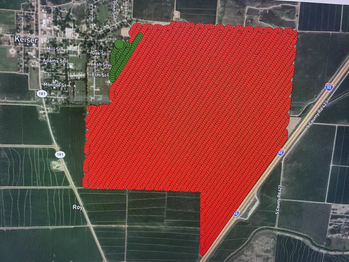 738 acres for irrigation designs might take a minute….