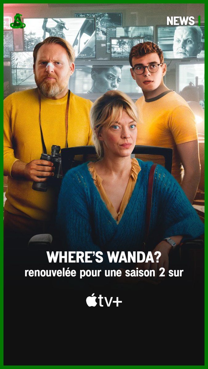 alxserix's tweet photo. La série #WheresWanda? est renouvelée pour une 2ème saison sur @AppleTV+.
#AppleTVPlus https://t.co/fnqY1gSMnM