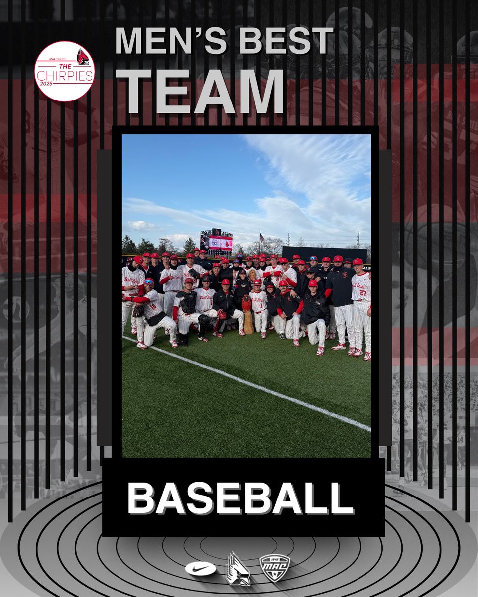 BallStateSAAC's tweet image. Men’s Best Team Winner⭐️⚾️