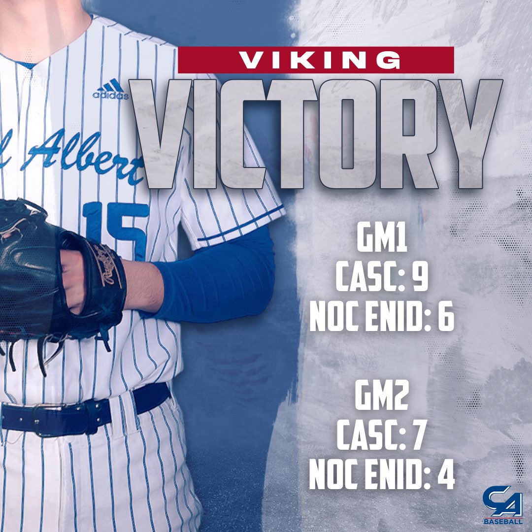 Vikings take the first two of the four game set with Enid. They will finish the series on Saturday at Enid.