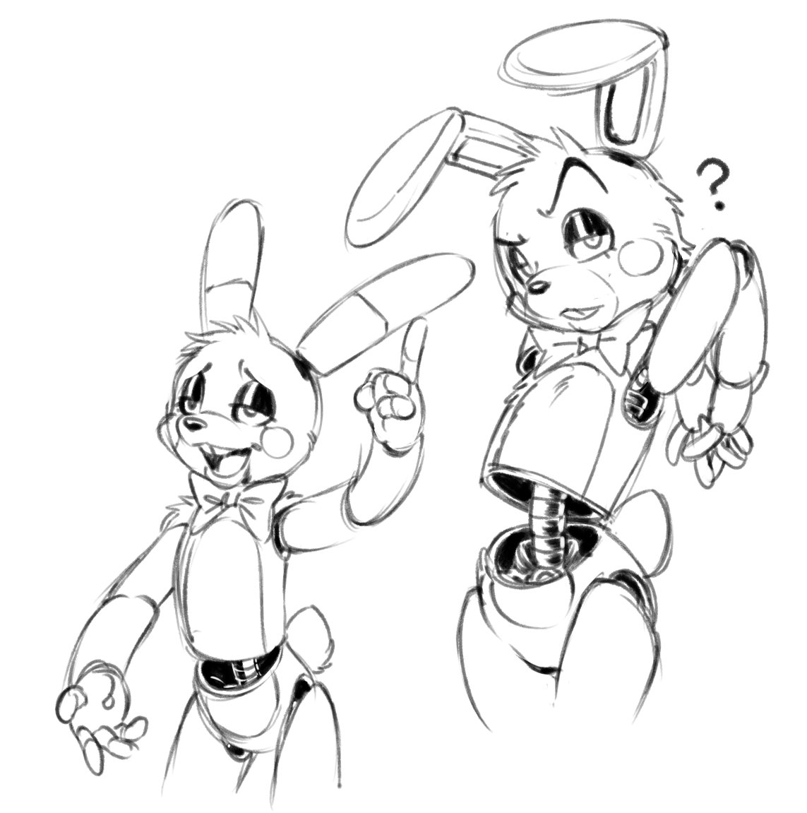 I like Toy Bonnie, he's a little..