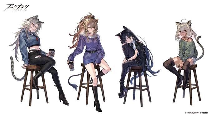 Yostar OFFCIAL SHOP JR秋葉原駅店にて本日発売される『アークナイツ』新商品のイラストを担当してます!グラスゴー陣営描きました!アークナイツ 