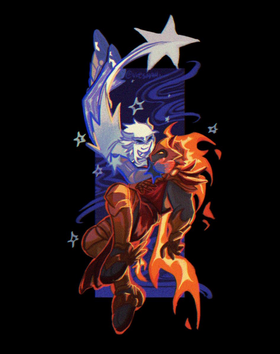 Watching a star

[ #phighting #swocket idk the ship name yall, I’m stupid ]