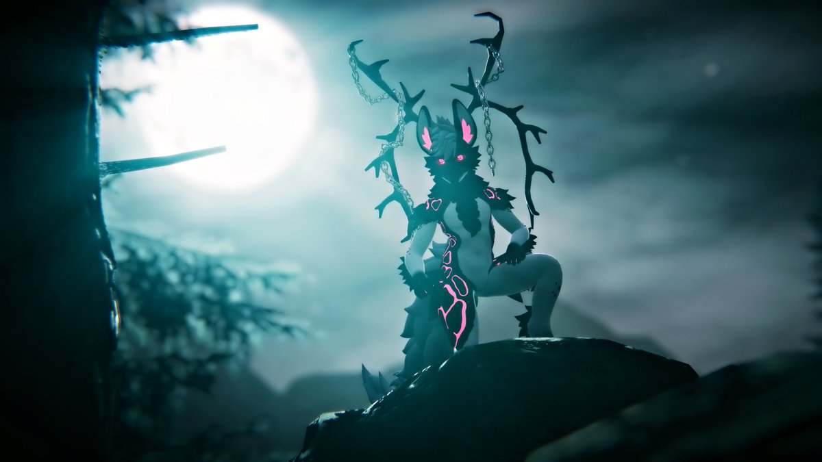 The moon sure looks inviting, doesn’t it? Almost like it—  

Oh no. 

📸 = <a href="/Moppo36/">Moppo</a> 
⛓️🌲