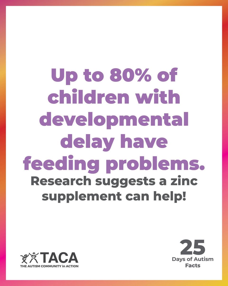 TACAfoundation's tweet photo. 🥄 Autism & Mealtime Challenges 💙 But picky eating isn’t always a preference—it could be a taste disorder. Sensory, behavioral, & biological factors influence food selectivity
https://t.co/rKHiBHV0xc
https://t.co/0MPAM9mZIf
https://t.co/HSBxxOP8cD #AutismFacts #AutismEd 2/2 https://t.co/yinAiwH4M2