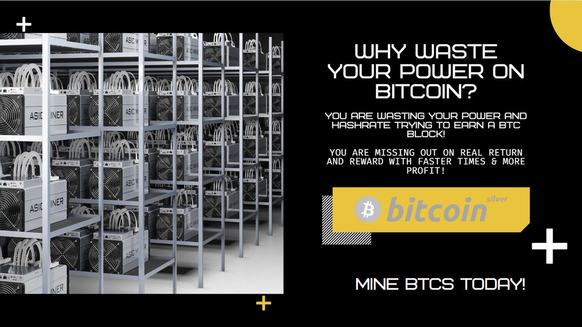 BTCS_Store's tweet image. Mining #BitcoinSilver has some advantages over mining #Bitcoin, particularly in terms of accessibility and profitability:

-Lower Entry Cost: 
Bitcoin Silver is more affordable to mine compared to Bitcoin, making it accessible to a wider range of miners. This allows more…