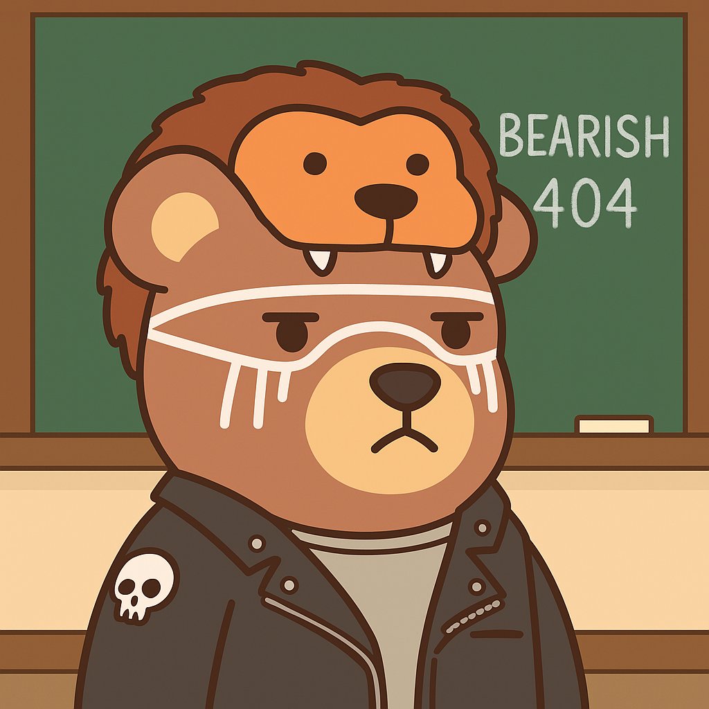 BEARISH ALPHA LEAK
<a href="/bearish_af/">BEARISH</a> is a 404.
1 Bearish NFT = 10001 BURR Tokens. 
NFT is the Presale. Simple. 

<a href="/scottybmitch/">Scotty</a>, <a href="/tolibear_/">toli</a> and the community are gonna build. Utility. Simple.

Bearish holders gonna get $GRIND and more. Simple.

BEAR WITH US. Simple.