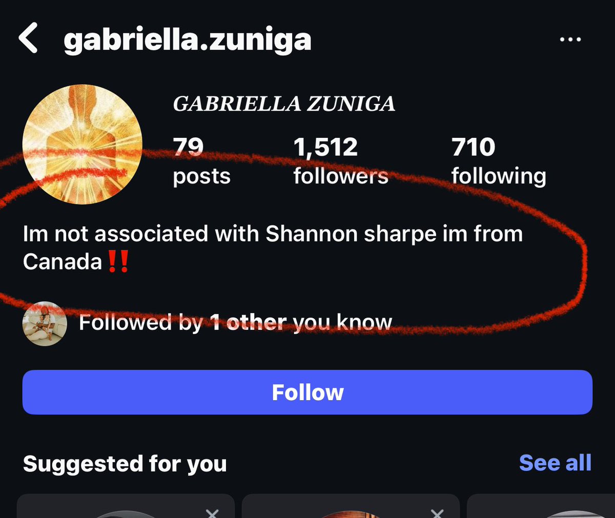 You idiots are attacking the wrong woman…and you shouldn’t be attacking the one involved either! #shannonsharpe #TonyBuzbee