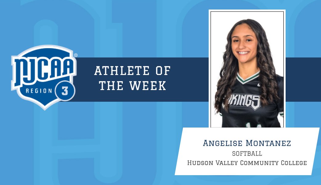Hudson Valley CC's Angelise Montanez named <a href="/NJCAAReg3/">NJCAA REGION 3</a> Athlete of the Week

njcaaregion3.org/aotw/2024-25/s…