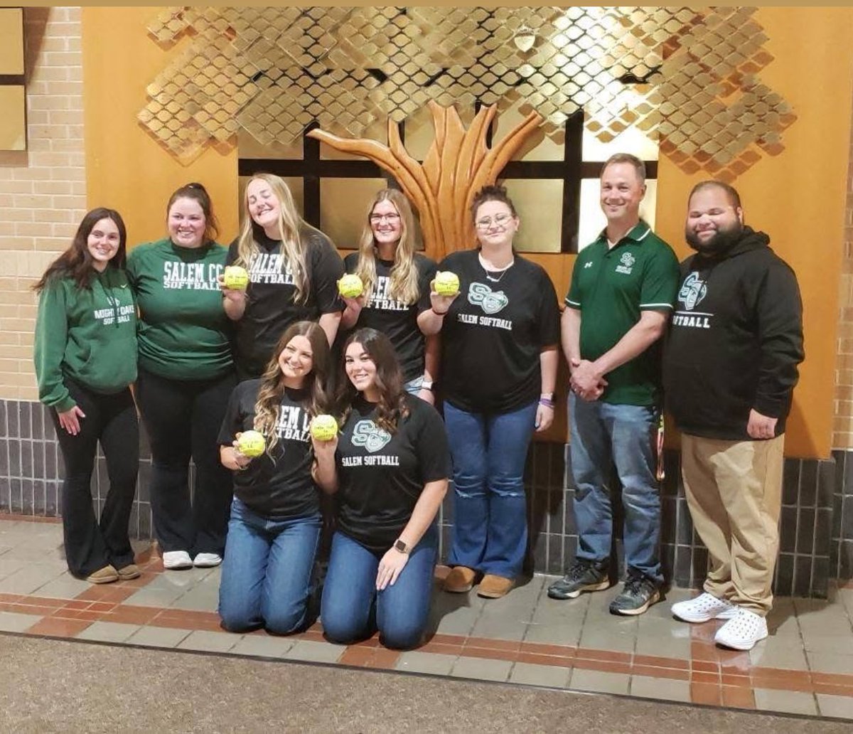 Today, we honored Ella, Callie, Tessa, Aislynne, and Jill. Congratulations to you amazing ladies for all your hard work, dedication, and sacrifice to be here at SCC. You contributed to the rebirth of the softball program and tradition of Mighty Oaks softball. We are proud of you