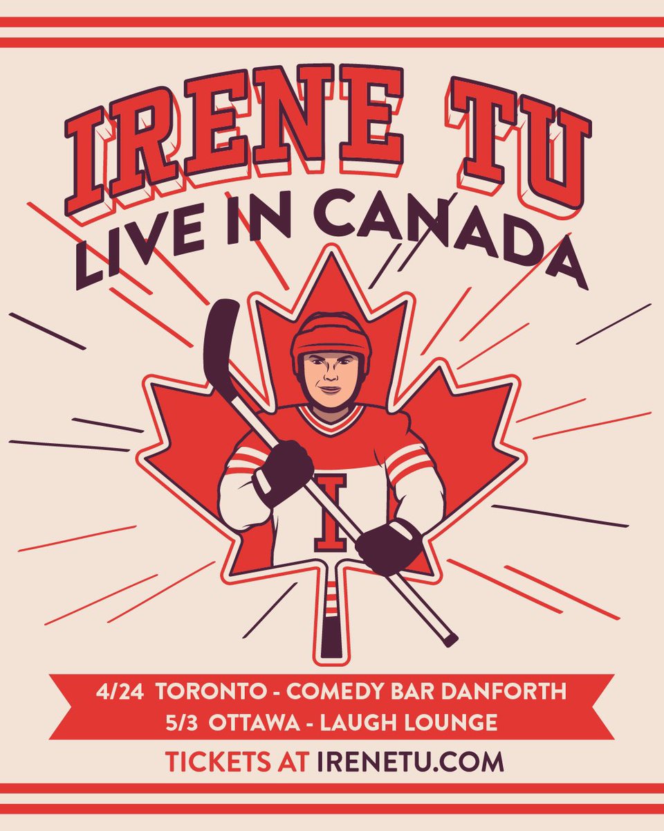 Canada! Come see me in Toronto &amp; Ottawa