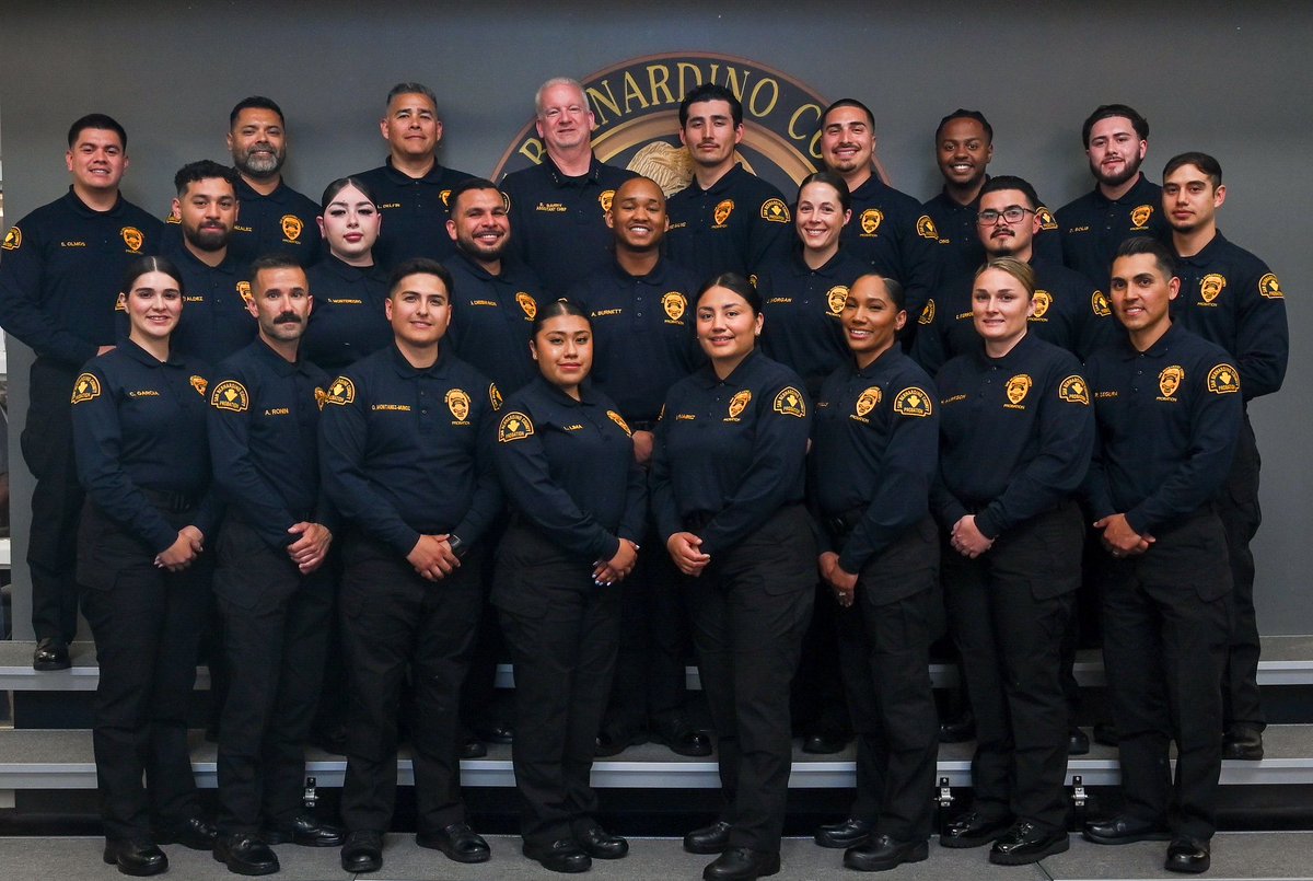 SBCprobation's tweet photo. Congratulations to the graduating Probation Officer CORE Academy Class 39. Welcome to the #SBCProbation family!

#JoinTheTeam #JoinProbation https://t.co/keQ2MS2f5x