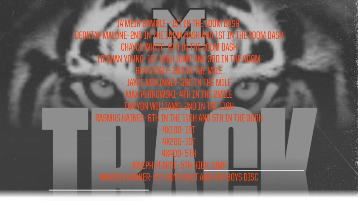 Massillon Tiger Track (@mtigertrack) on Twitter photo 