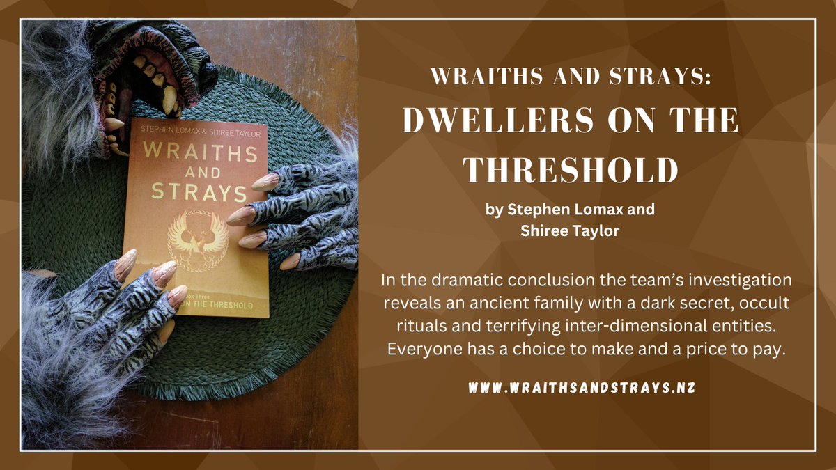 Wraiths and Strays Book 3: Dwellers on the Threshold

Even more paranormal shenanigans. Darkness closing in, time is running out, reality beginning to unravel. Can a group of friends stand against the darkness and survive unscathed? Maybe...

Available now!