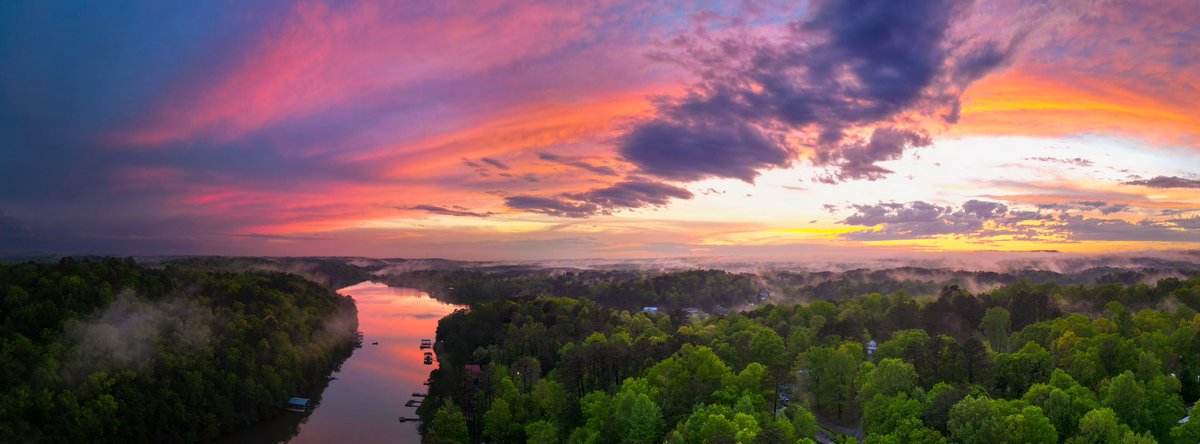 April 22 Mountain Woods Lake Hayden AL Sunset