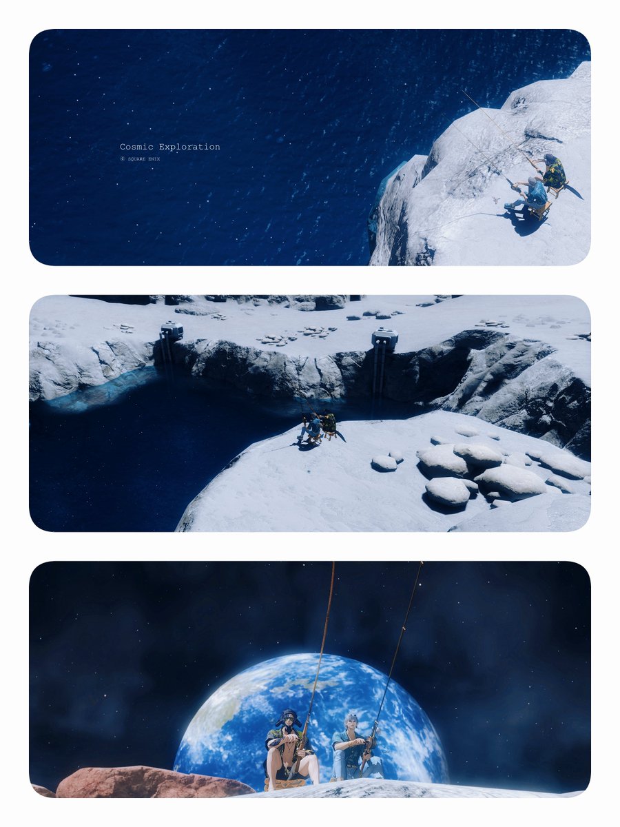 Fishing on the Moon 🎣🌕🥕
#FF14風景