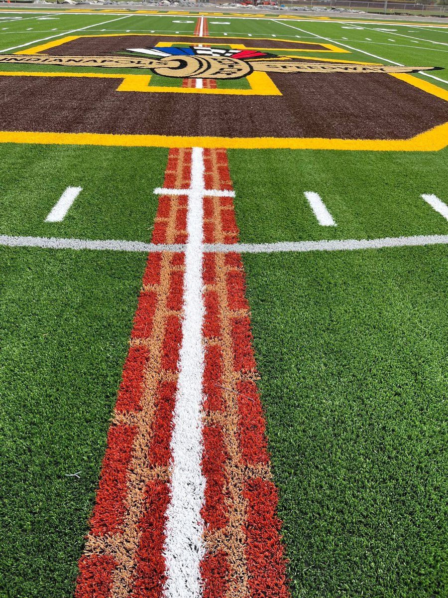 Bryan Friedrich (@500indy1911) on Twitter photo Speedway High School’s new 50-yard-line and center logo is INCREDIBLE!!
Home of the Speedway Sparkplugs.
#Indy500 || <a href="/IMS/">Indianapolis Motor Speedway</a> Speedway High School’s new 50-yard-line and center logo is INCREDIBLE!!
Home of the Speedway Sparkplugs.
#Indy500 || <a href="/IMS/">Indianapolis Motor Speedway</a>