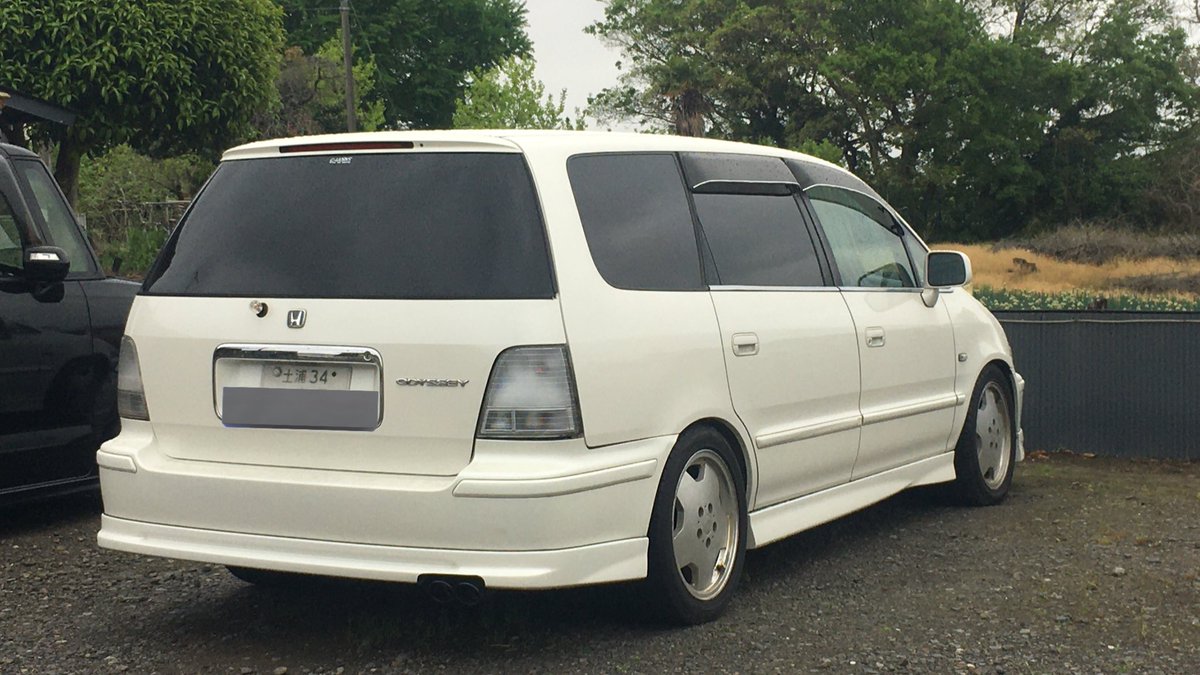 思った以上にガチに当時なオデッセイだ…
この雰囲気は今から作っても
絶対出せないと思う…