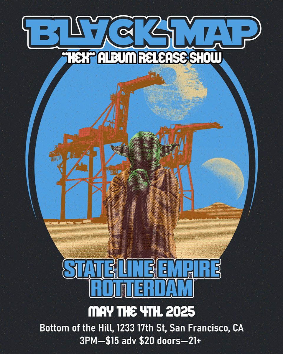 Black Map (@blackmapmusic) on Twitter photo SAN FRANCISCO! Don't miss our Hex album release show at Bottom Of The Hill with <a href="/StateLineEmpire/">State Line Empire</a> and Rotterdam!
stubmatic.com/bottomofthehil… SAN FRANCISCO! Don't miss our Hex album release show at Bottom Of The Hill with <a href="/StateLineEmpire/">State Line Empire</a> and Rotterdam!
stubmatic.com/bottomofthehil…
