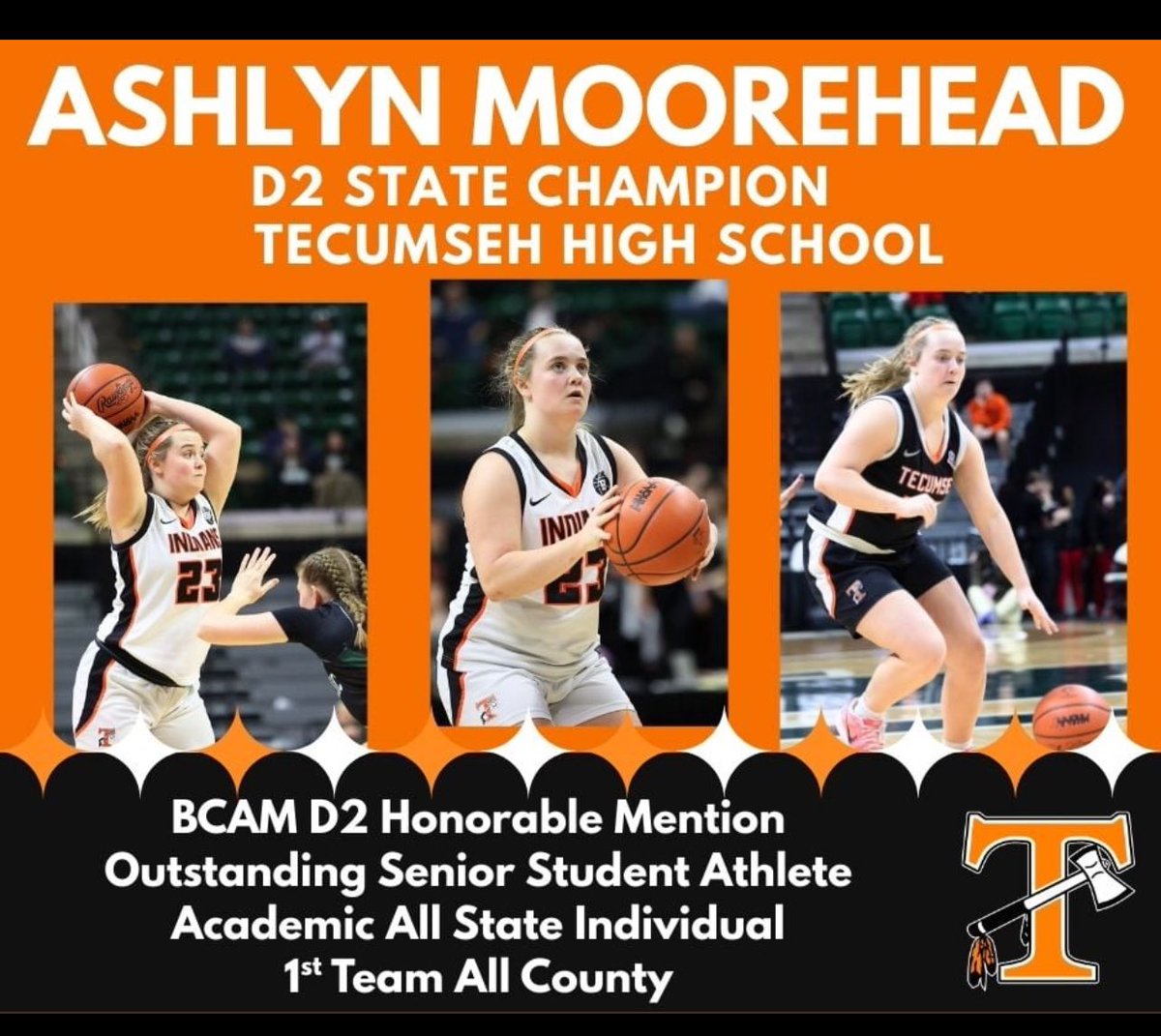 Tecumseh Girls Bball (@tecumsehgbball) on Twitter photo One of the best point guards to ever play at Tecumseh! She is leaving her mark in the record books. Congrats <a href="/AshlynMoorehea2/">Ashlyn Moorehead</a> One of the best point guards to ever play at Tecumseh! She is leaving her mark in the record books. Congrats <a href="/AshlynMoorehea2/">Ashlyn Moorehead</a>