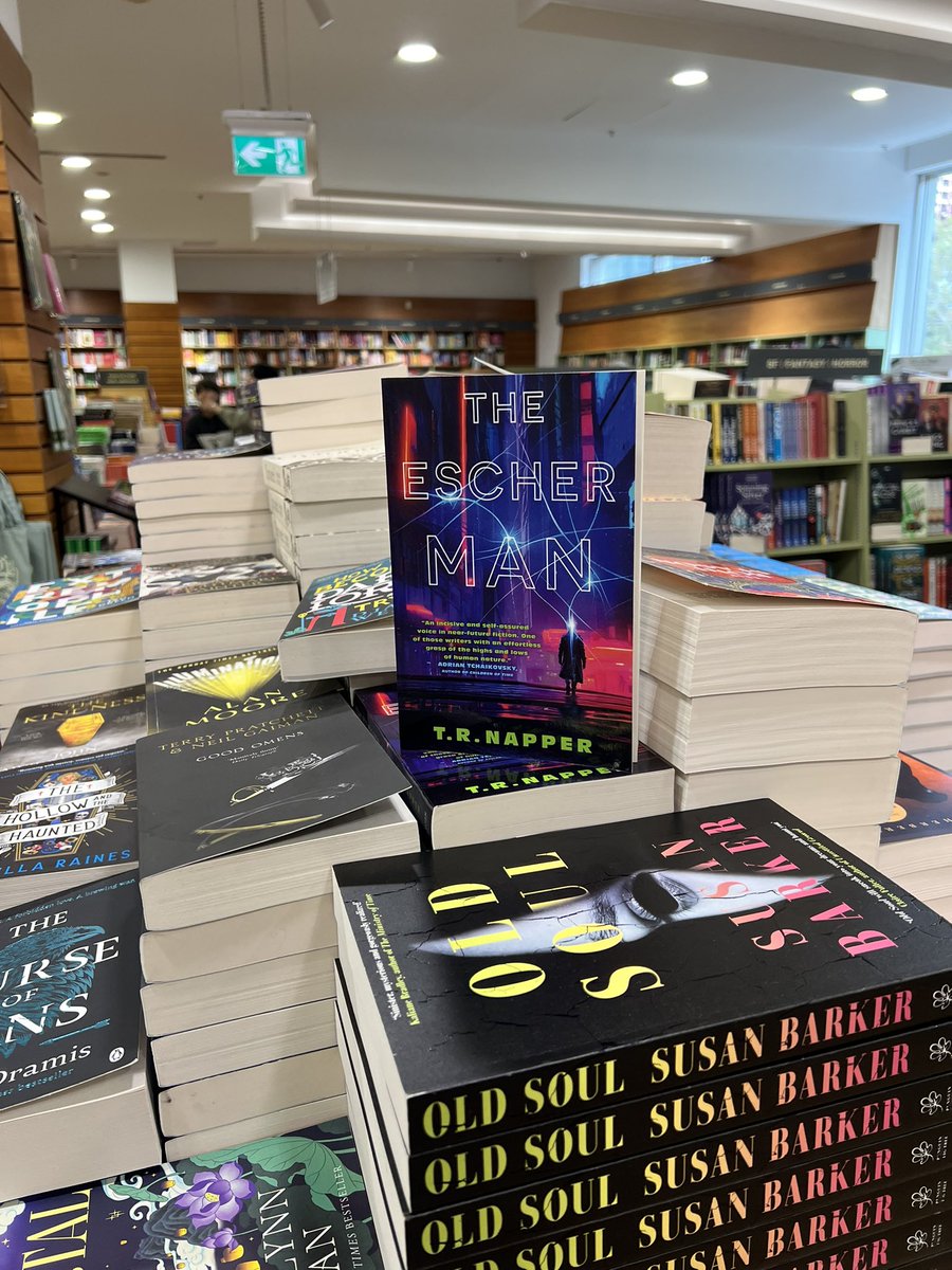 Always good to see it in the wild ;)

<a href="/TheEscherMan/">T. R. Napper</a> #Bookshop #BookCrawl 
#booktwt