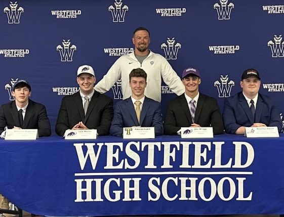Westfield Blue Devil Football (@bluewestfield) on Twitter photo 2025 Spring signing day. Team 127. 💯 @salvereginafootball <a href="/amherstfootball/">Amherst Football</a> <a href="/bantamfootball/">Gillian Gibson</a> <a href="/diginmules/">Muhlenberg Football</a> 2025 Spring signing day. Team 127. 💯 @salvereginafootball <a href="/amherstfootball/">Amherst Football</a> <a href="/bantamfootball/">Gillian Gibson</a> <a href="/diginmules/">Muhlenberg Football</a>