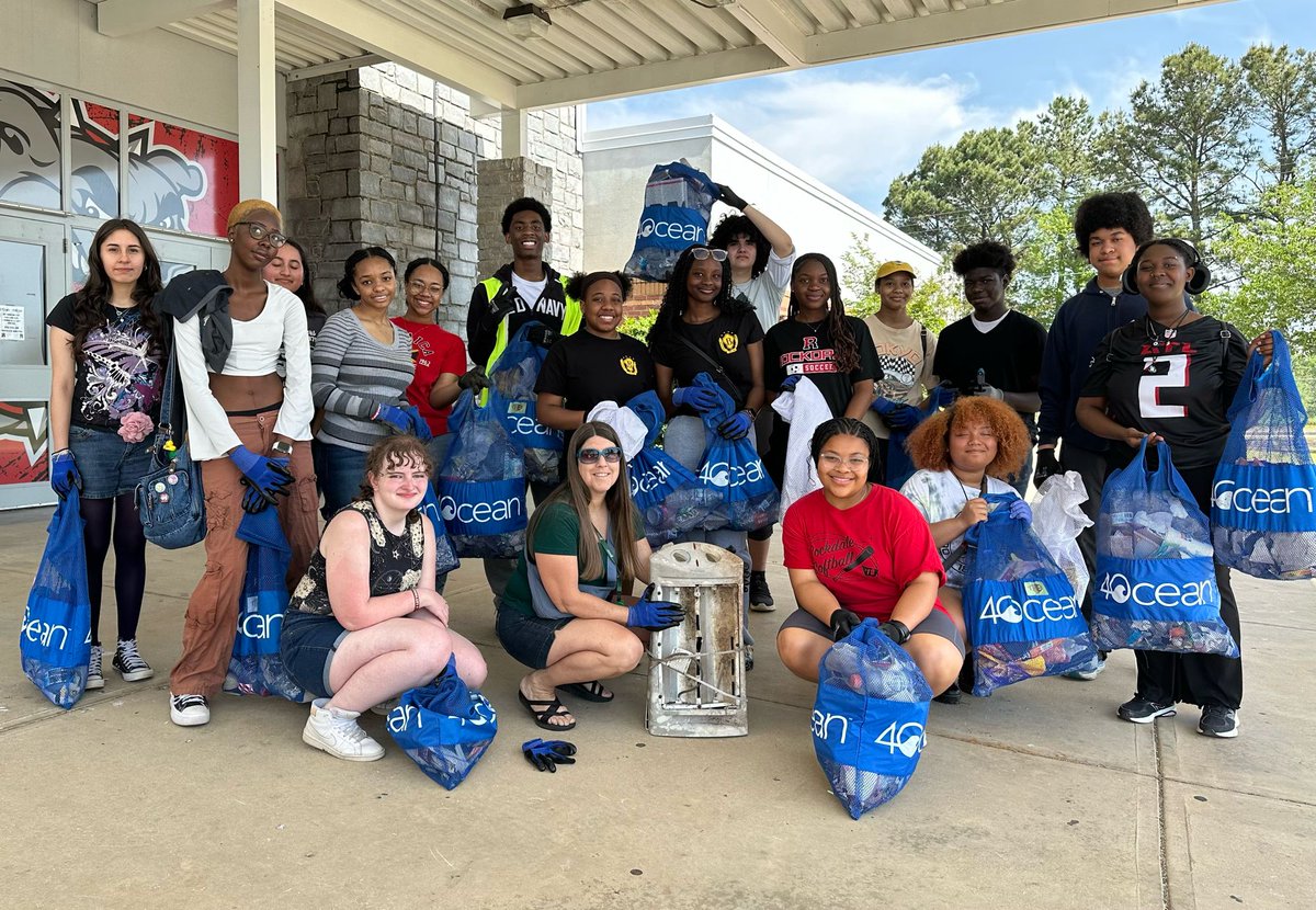 The RCHS TREE Club celebrated Earth Day by doing a clean up and recycling project around our campus! Great Job TREE members and Ms. Thieleke.