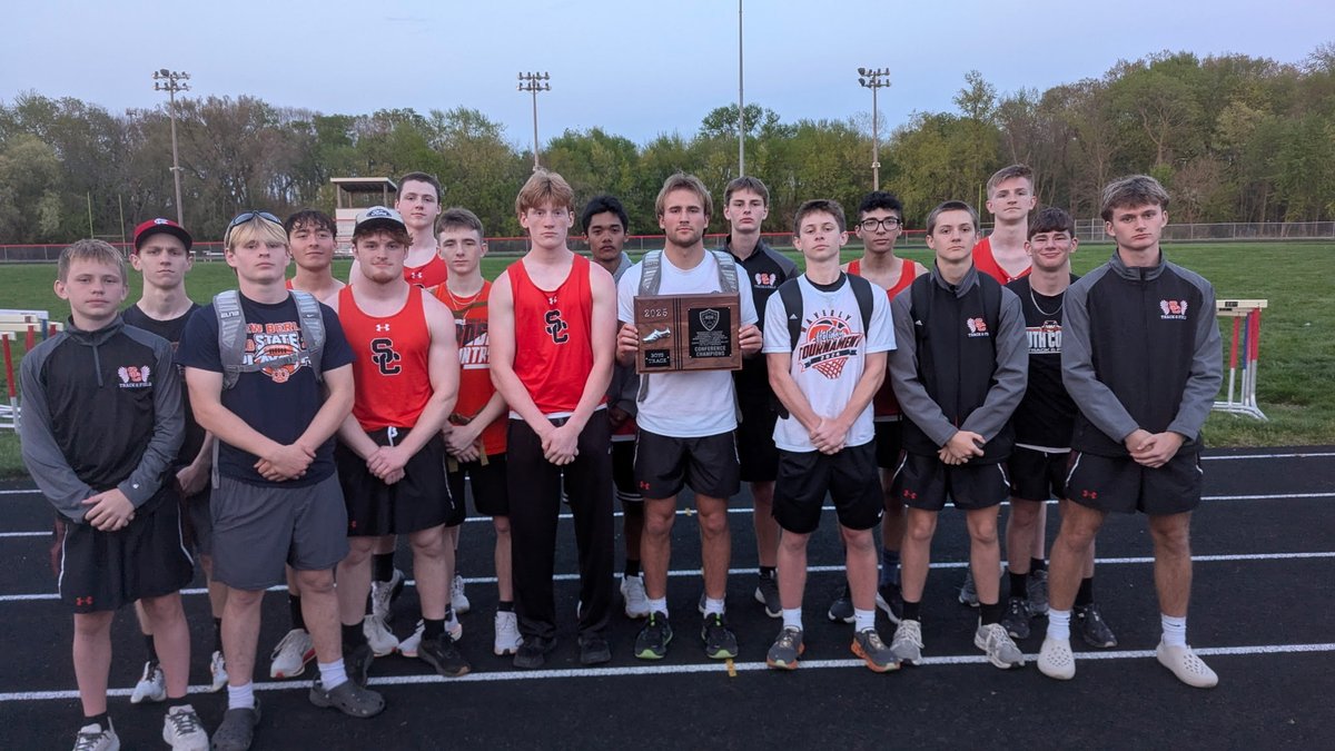 Congratulations to the South County boys track team. They won the MSM Conference meet tonight in Pawnee. ⁦<a href="/msmconference/">msmconference</a>⁩