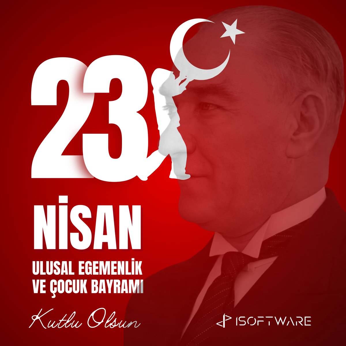 iSoftware's tweet photo. 23 Nisan Ulusal Egemenlik ve Çocuk bayramımız kutlu olsun 🇹🇷🇹🇷

#23nisan #ulusalegemenlik #çocuk #bayram https://t.co/aDw2UvlOfb