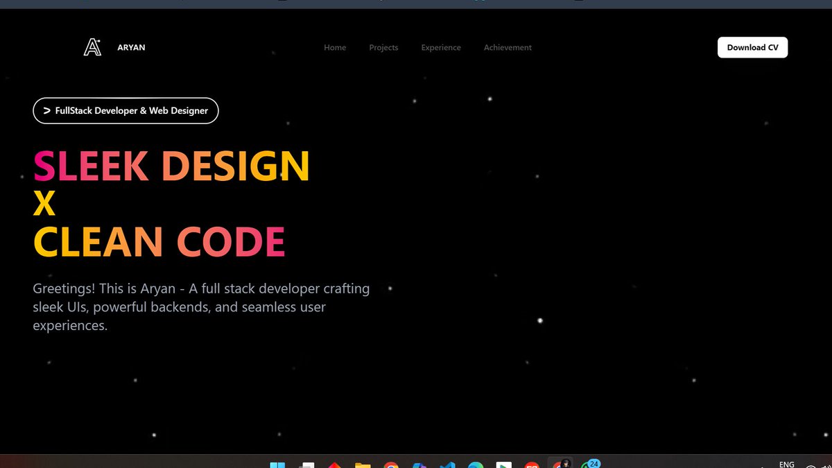 im_arya45's tweet image. After a dedicated week of focused effort, I&apos;m excited to finally share my new portfolio website! I chose Next.js for its fantastic capabilities in building modern web applications. 
Portfolio : devxaryan.xyz 
#PortfolioProject #NextjsDeveloper #WebDevelopmentJourney