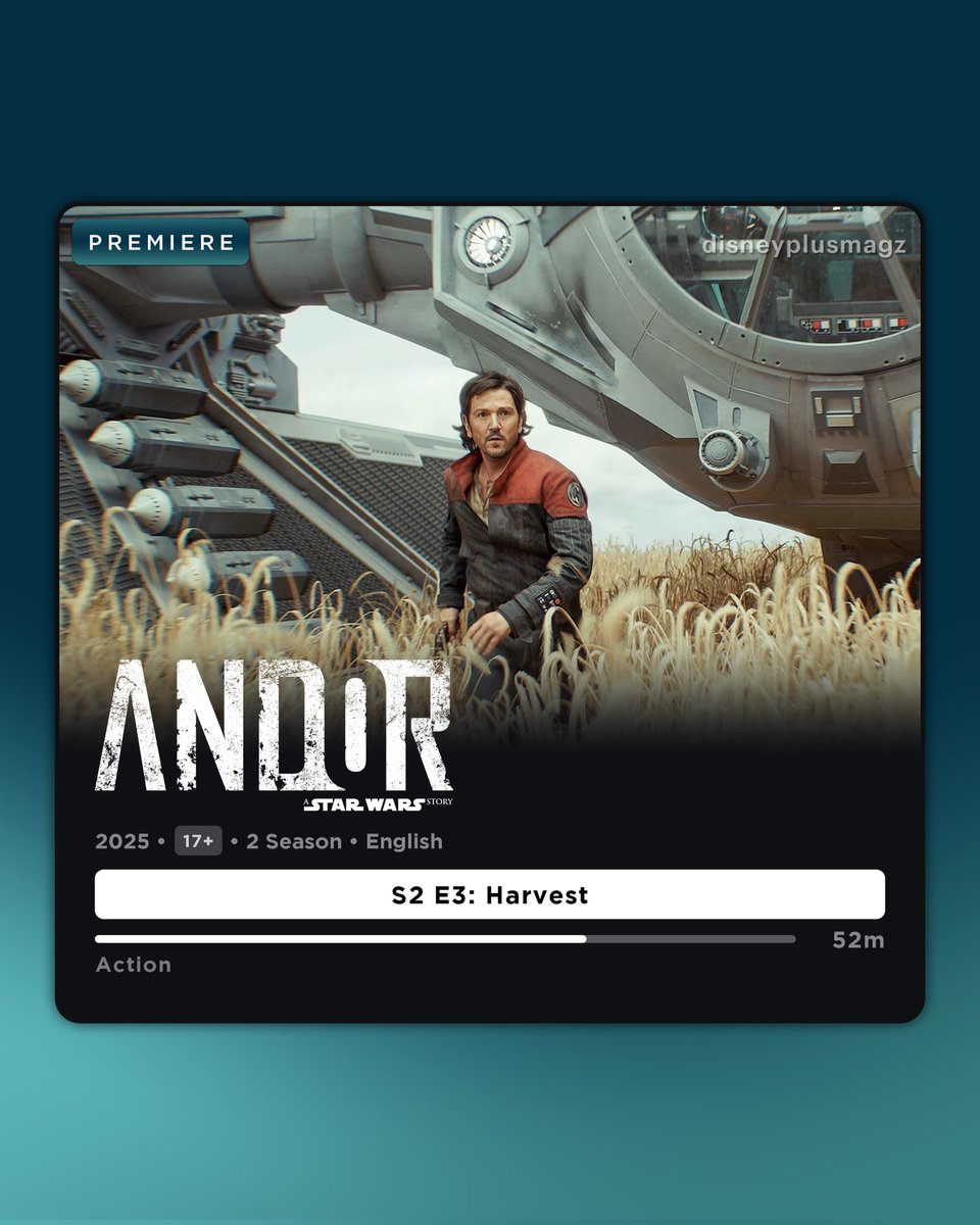 3 episode perdana dari Star Wars: #Andor season 2 kini tersedia. Streaming hanya di #DisneyPlusHotstarID.