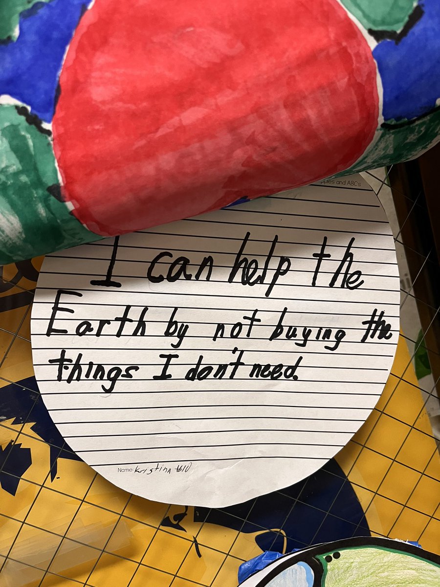 clstward1's tweet image. Thinking about &amp;amp; sharing what we, #4thgrade @GCC_Charters @EPIC_academics students, can do to take care of our Earth 🌏 Happy #EarthDay @gccLevelUp @gcc_jsample