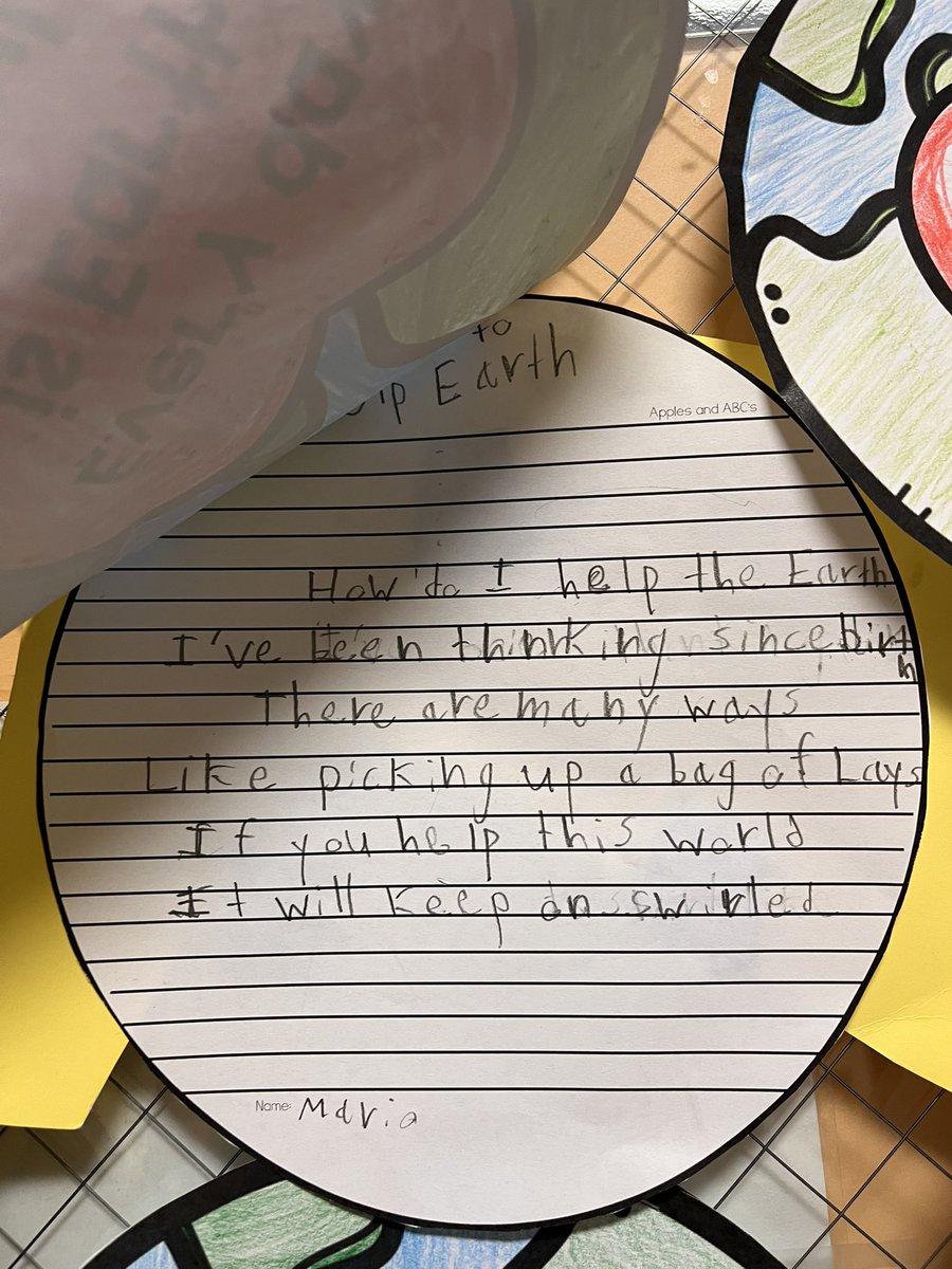 clstward1's tweet image. Thinking about &amp;amp; sharing what we, #4thgrade @GCC_Charters @EPIC_academics students, can do to take care of our Earth 🌏 Happy #EarthDay @gccLevelUp @gcc_jsample