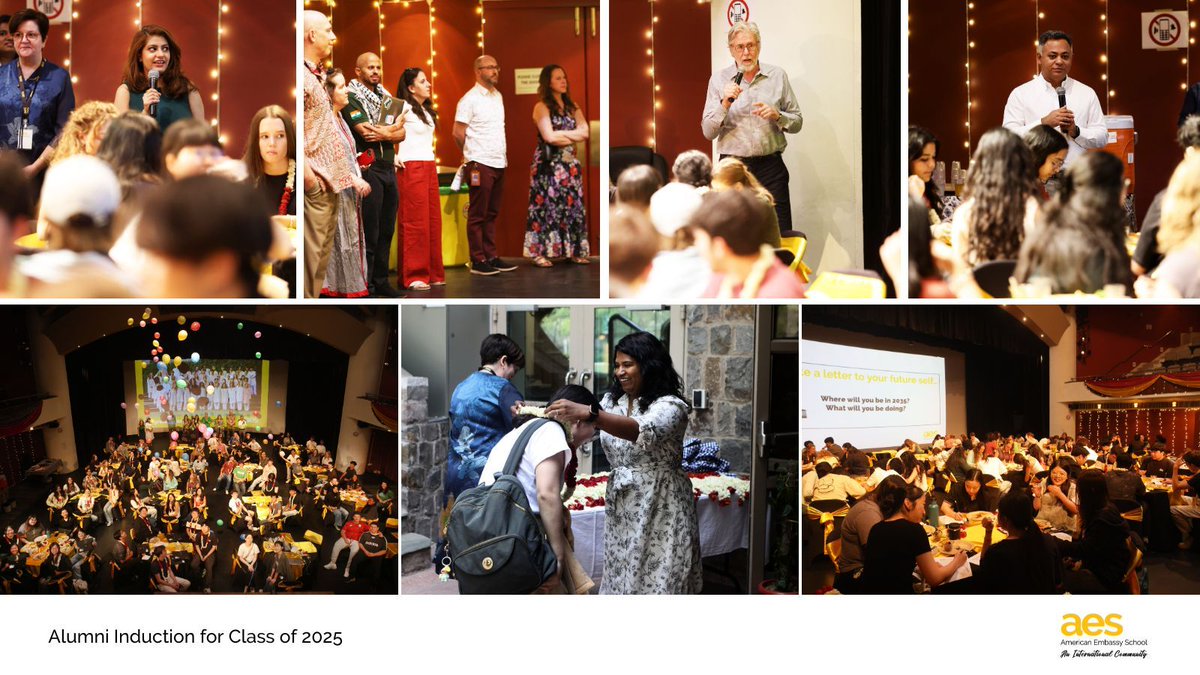 AESDelhi's tweet image. The Class of 2025 is officially part of the AES alumni family!
At their induction ceremony, students heard inspiring stories from alumni, wrote letters to their future selves, and received their official alumni IDs and personalized gifts. Once a Tiger, always a Tiger! 🐯💛