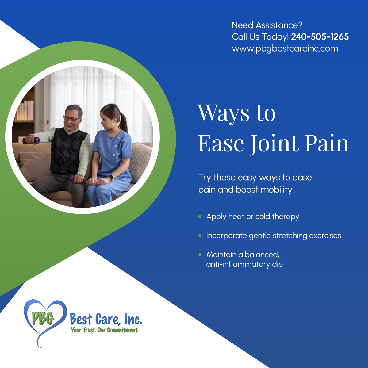 pbgbcinc's tweet photo. Joint pain shouldn’t limit daily activities. With the right approach, seniors can find relief and stay active. These simple solutions can make movement more comfortable. 

#PainRelief #OlneyMD #ResidentialServiceAgency https://t.co/tFAb2g5opO
